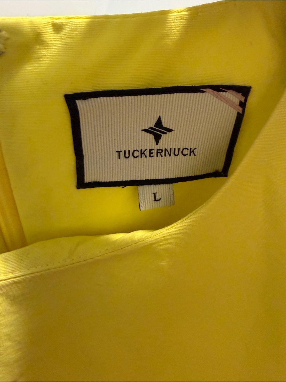 Tuckernuck Yellow Scoop Neck Top